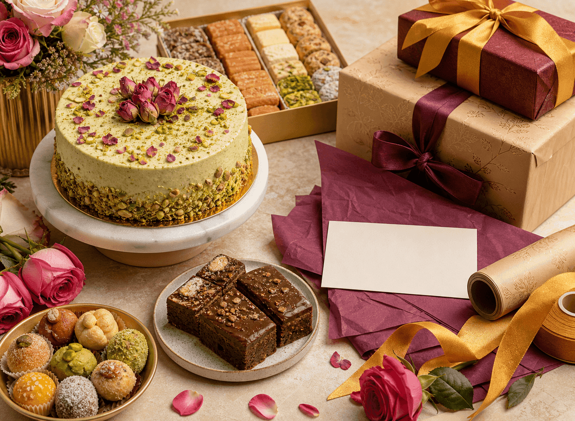 Pistachio Rose Cake